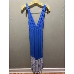 Gypsy Women’s Maxi Dress Tye Dye Dipped Sundress Sz Med